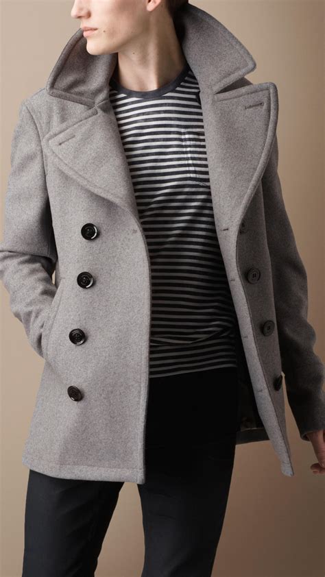 burberry toddler pea coat|burberry brit coat men's.